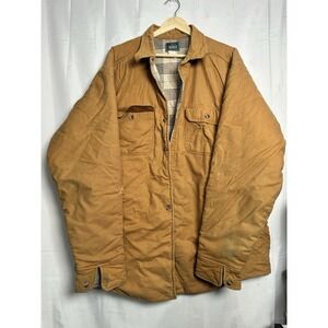 Vintage‎ Woolrich Quilted Barn Jacket Chore Coat Mens Sz XL Destroyed Cabincore